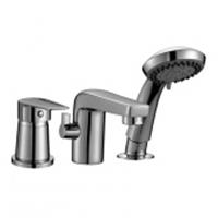 Смеситель одноручный (35 мм) на борт ванны, на 3 отверстия СЕРИЯ S, РОССИЯ, код 0220700187, штрихкод 460012426012, артикул S35-39