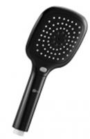 Лейка душевая квадратная 3-функциональная 110х253мм, черный, блистер, РОССИЯ, код 0220700341, штрихкод 690513242117, артикул LM1013Black