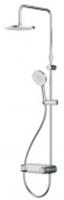 Душевая система, набор F0785A600 X-Joy смеситель-полка для душа, душевая штанга, верхний душ 220мм, ручный душ, хром, Германия, код 0220800364, штрихкод 405134307957