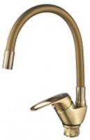 Смеситель для кухни Laute с гибким изливом, в БРОНЗОВОМ, КИТАЙ, код 0220901078, штрихкод 467377495611, артикул ETH193Q