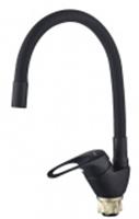 Смеситель для кухни Laute с гибким изливом, в ЧЕРНОМ, КИТАЙ, код 0220901077, штрихкод 467377495612, артикул ETH193H-2