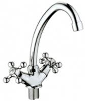 Смеситель для кухни, латунь, хром HB4908, Китай, код 0221400213, штрихкод 694465870456