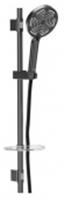 Душевой гарнитур со штангой, черный матовый, Ideal Spa, Milardo, ILS3B70M16, Россия, код 0221600418, штрихкод 469057613119