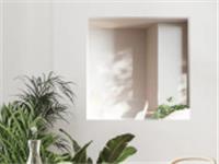 Зеркало без полки 50х50 см (фацет) ДАБЛ-Ю, Россия, код 0250001690, штрихкод 464030670037, артикул ZRK50X50