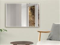 Зеркало без полки 50х70 см (фацет, 2 варианта навеса) ДАБЛ-Ю, Россия, код 0250001692, штрихкод 464030670008, артикул ZRK50X70F