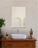 Зеркало с полкой 40х60 см ДАБЛ-Ю, Россия, код 0250001661, штрихкод 462021778043, артикул S40W