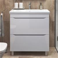 Тумба с раковиной Vigo Grani 800-0-2 белый ( Como 80) разбор, РОССИЯ, код 0250001710, штрихкод , артикул 203