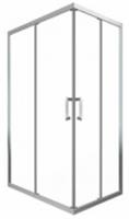 Душевая ширма Фикс-Хром 120*80, прямоугольная (2 места), Россия, код 0260200168, артикул Щ0000067441