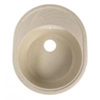 Мойка AGATA кварцевая овальная глянцевая 570*465мм БЕЖЕВАЯ AG3C10, РОССИЯ, код 0270200205, штрихкод , артикул