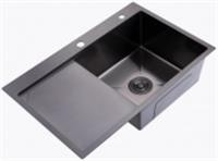 Мойка кухонная+сифон (780 х 500 х 220 мм) Splenka графит, Китай, код 0270200272, штрихкод 697682986927, артикул S704.7850.09