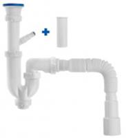 Сифон 2 в 1 для умывальника 1.1/2