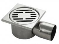 Трап 10 х 10 нерж.сталь d50 угловое соединение, РОССИЯ, код 0290100697, штрихкод 462003623654, артикул 773374