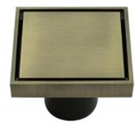 Трап латунный, бронза 100х100 D-50мм вертикальный (крышка литая), РОССИЯ, код 0290100693, штрихкод 462003623446, артикул 772795