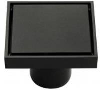 Трап латунный, графит 100х100 D-50мм вертикальный (крышка литая), РОССИЯ, код 0290100691, штрихкод 462003623444, артикул 772793