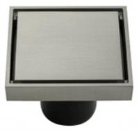 Трап латунный, хром 100х100 D-50мм вертикальный (крышка литая), РОССИЯ, код 0290100692, штрихкод 462003623445, артикул 772794