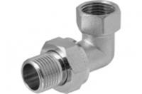 Американка угловая 1/2 вн-нр латунь, РОССИЯ, код 0290201090, штрихкод 460710468920, артикул 06281