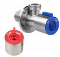 Кран угловой для бытовой техники с отражателем 1/2 н/н (с кран-буксой) AISI304, MPF, Россия, код 02902020304, штрихкод 468024010590, артикул ИС.081195