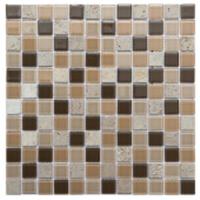 Мозаика 29,8х29,8 S-852 песочно-карамельный микс Crystal+Stone (кор. - 22 шт.), Китай, код 0311200141, артикул CB-00000554