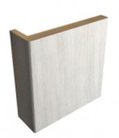 Наличник плоский телескоп Эко-шпон 10х70х2150 кипарис белый, РОССИЯ, код 03401010237, штрихкод 469049209195, артикул УПП00024052 Фрегат