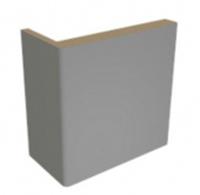 Наличник плоский телескоп Эмаль 24х70х2150 серый, Россия, код 03401010687, штрихкод 469049258808, артикул УПП00079924