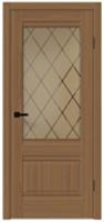 Дверное полотно ALTO 2V ДO орех американский мореный 