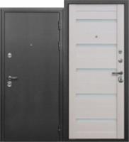 Дверь металлическая СОТКА СЕРЕБРО Лиственница Беж царга (90мм) правая 960х2050 два замка, Россия, код 03402050360, штрихкод 466032953232, артикул А001000004936