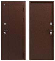 Дверь металлическая V-01 МЕДЬ АНТИК-МЕДЬ АНТИК (89мм) правая 860*2050 два замка, Россия, код 03402060346 