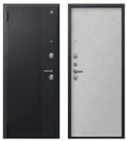 Дверь металл. А-03 САТИН ЧЕРНЫЙ-БЕТОН СВЕТЛЫЙ (76мм) левая 960*2050 два замка, РОССИЯ, код 03402060362, штрихкод , артикул