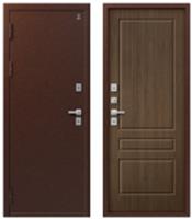 Дверь металлическая ТЕРМО-6 МЕДЬ АНТИК-МИНДАЛЬ (110мм) левая 960*2050 два замка, Россия, код 03402060386 