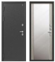 Дверь металл. ТЕРМО-6/1 СЕРЕБРО-ДУБ ПОЛЯРНЫЙ (110мм) правая 960*2050 два замка, РОССИЯ, код 03402060375, штрихкод , артикул