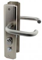 Ручка дверная комплект тип-10 сатин (УНИВЕСАЛЬНАЯ), КИТАЙ, код 03402080047, штрихкод 463011240136, артикул 034220