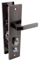 Ручка дверная комплект тип-12 черный (УНИВЕСАЛЬНАЯ), КИТАЙ, код 03402080048, штрихкод 463011240113, артикул 005402