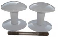 Ручка дверная РДК-110 белая 132003, Россия, код 0350204308, штрихкод 460711317330