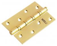 Петля MORELLI с 4-мя подшипниками MSN 100х70х2.5-4BB SG матовое золото-универ., Италия, код 0350301421, штрихкод 460376579971, артикул 9015124