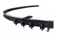 Гибкий карниз черный со стальной вставкой 350см в упак., Россия, код 03701180080, штрихкод 469044038929