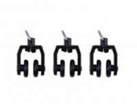 Крючок с улиткой для Гибкого карниза черный (20шт) в упак., Россия, код 03701140033, штрихкод 469044038943