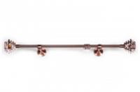 Карниз металлический d 16мм однорядный ЭТНО медь 200см, Россия, код 03702010018, штрихкод 469044034566