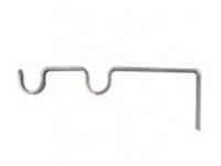 Кронштейн 2-рядный Телескоп d19 САТИН (1шт) в упаковке, РОССИЯ, код 0370204286, штрихкод 469044038816, артикул