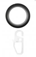 Кольцо D16 Ост с крючком, черный (уп.10шт), Россия, код 03702060022, штрихкод 468055227335 