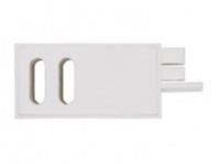 МОДЕРН Наконечник белый ЛАЙН (пара) в упак., Россия, код 03702090015, штрихкод 469044038982 