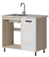 Стол мойка 1000 угловой АЛИСА Loft (сосна белая loft), Россия, код 04003020004, штрихкод , артикул НФ-00000155