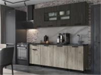 Кухонный гарнитур ЭДИНБУРГ 2000 (железный камень/дуб крафт серый)***, РОССИЯ, код 04006050126, штрихкод , артикул