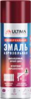 Эмаль аэрозольная универсальная ULTIMA, ВИШНЕВЫЙ RAL 3003,, 520 мл (1 уп - 12 шт.), Китай, код 04101030007, штрихкод 461002911265, артикул ULT023