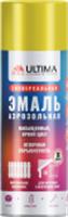 Эмаль аэрозольная универсальная ULTIMA, ЖЕЛТЫЙ RAL 1018, 520 мл (1 уп - 12 шт.), Китай, код 04101030009, штрихкод 468001560570, артикул ULT016