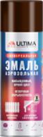 Эмаль аэрозольная универсальная ULTIMA, КОРИЧНЕВЫЙ RAL 8028, 520 мл (1 уп - 12 шт.), Китай, код 04101030013, штрихкод 468001560576, артикул ULT043