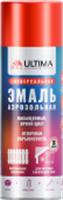 Эмаль аэрозольная универсальная ULTIMA, КРАСНЫЙ RAL 3020, 520 мл (1 уп - 12 шт.), Китай, код 04101030016, штрихкод 468001560564, артикул ULT011