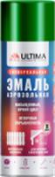 Эмаль аэрозольная с металлическим эффектом ULTIMA, ЛЕСНОЙ ЗЕЛЕНЫЙ МЕТ, 520 мл (1 уп - 12 шт.), Китай, код 04101030039, штрихкод 465019910326, артикул ULT0300