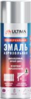 Эмаль аэрозольная с металлическим эффектом ULTIMA, ХРОМ МЕТ, 520 мл (1 уп - 12 шт.), Китай, код 04101030034, штрихкод 468001560590, артикул ULT020