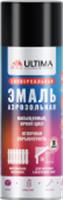 Эмаль аэрозольная универсальная ULTIMA, ЧЁРНЫЙ МАТОВЫЙ RAL 9005, 520 мл (1 уп - 12 шт.), Китай, код 04101030037, штрихкод 468001560558, артикул ULT008