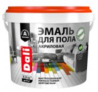 Эмаль для пола акриловая DALI 0,9кг красное дерево, Россия, код 04101280012, штрихкод 466000965129, артикул 65129